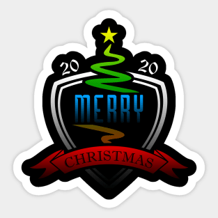 13 - 2020 Merry Christmas Sticker